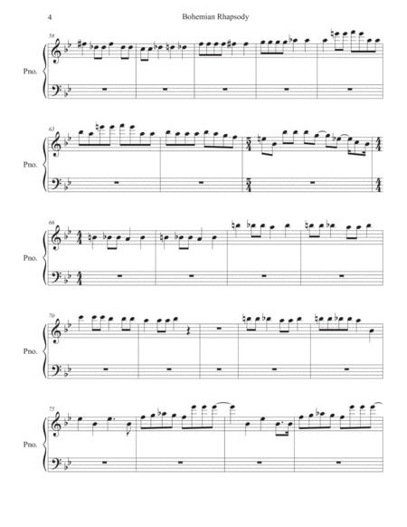 Free notes for piano